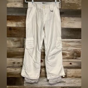 SIMS - Snowboard/Ski Pants Gray Cargo Zip Pockets/Vent Pants - Size Small